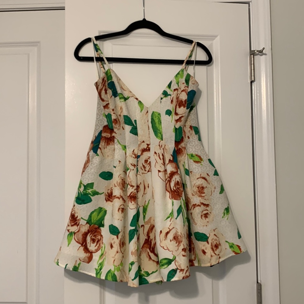 Luxxel floral romper/dress